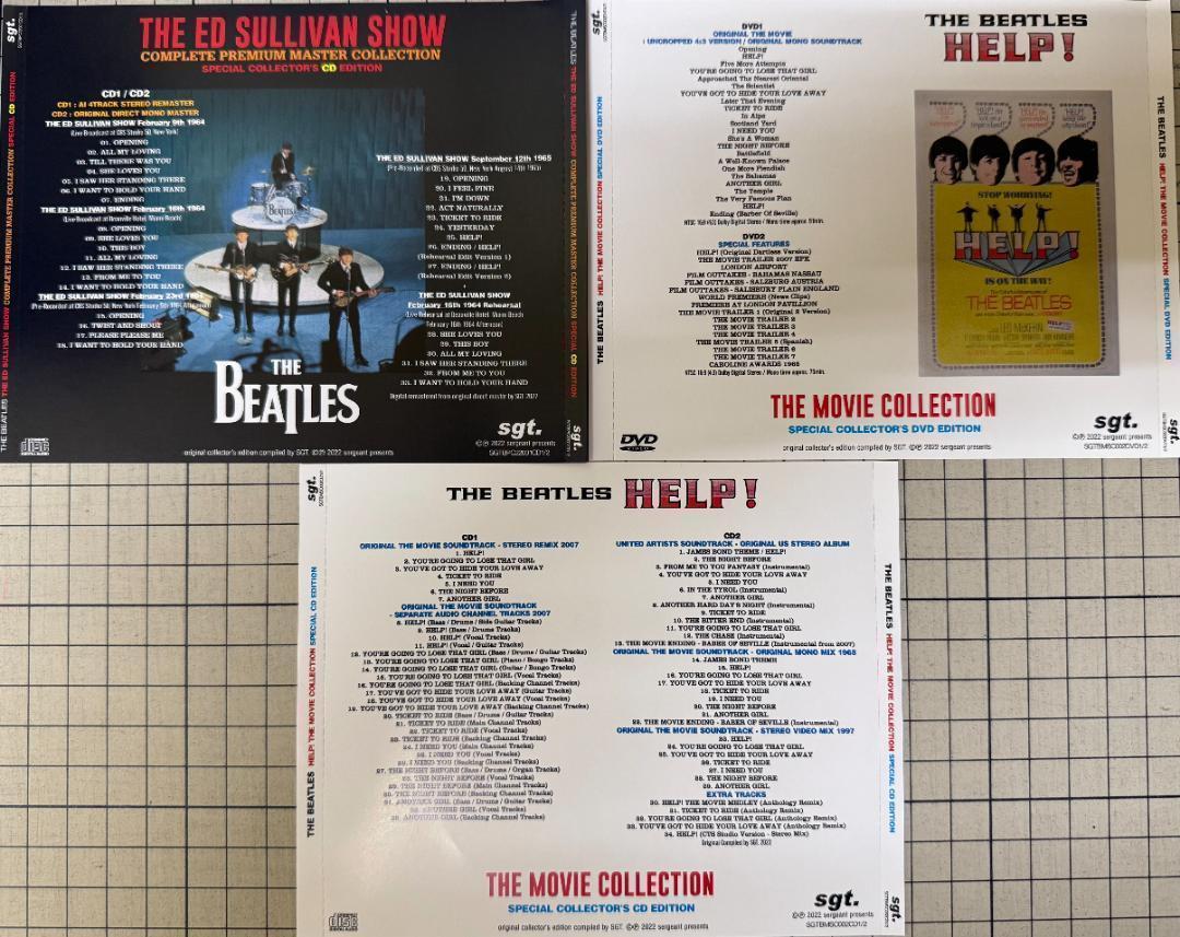THE BEATLES / A HARD DAY'S NIGHT THE MOVIE / HELP! THE MOVIE / THE ED SULLIVAN SHOW 6 Titles Set (6CD+6DVD)