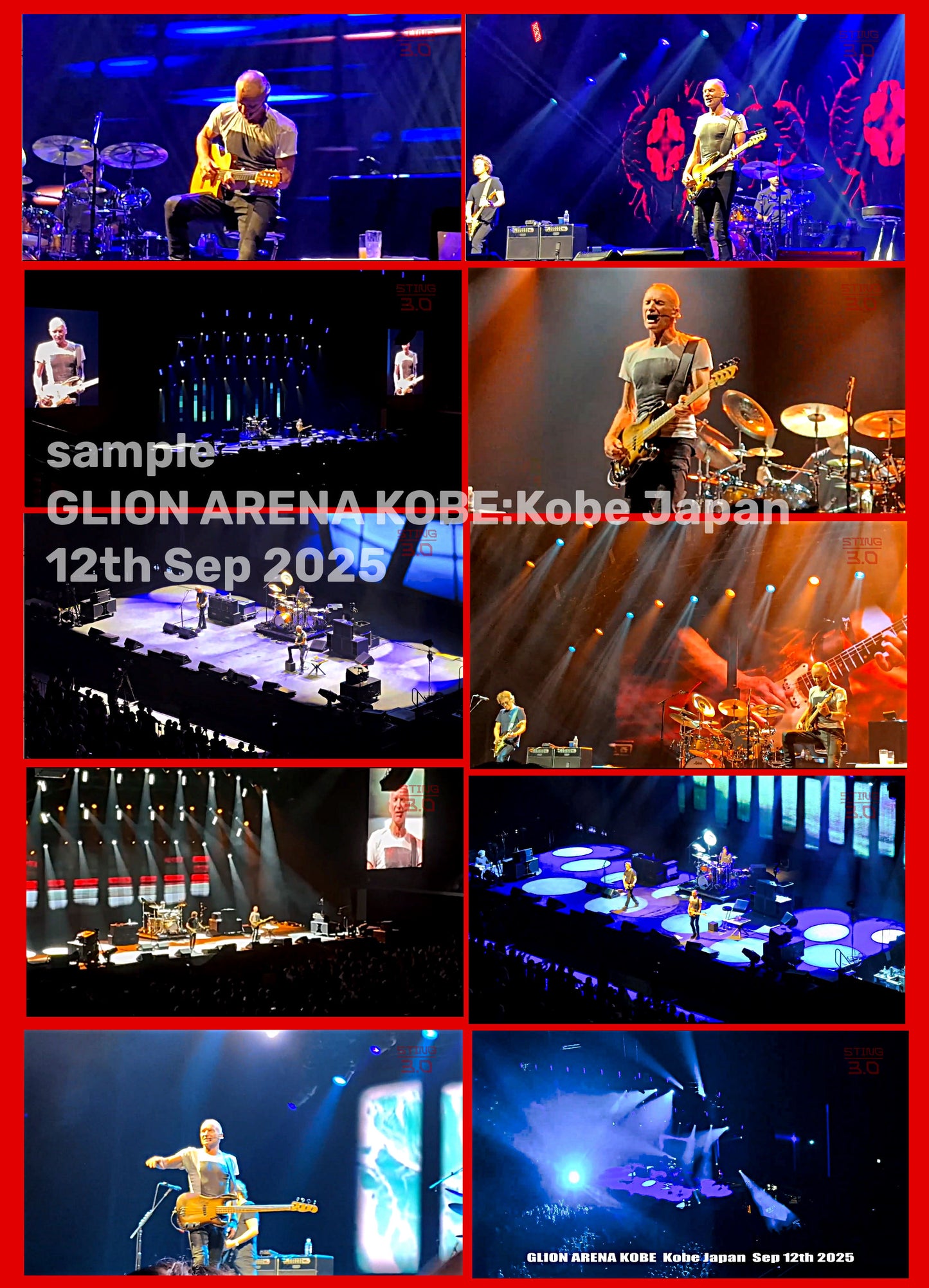 STING / 3.0 Japan Tour 2025 Japan show One KOBE (1DVDR+1BDR)