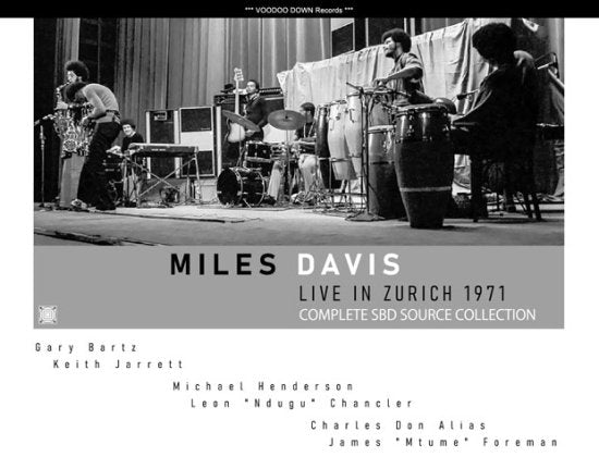 MILES DAVIS / LIVE IN ZURICH 1971 COMPLETE SBD SOURCE COLLECTION (3CD+LTD.1DVDR)