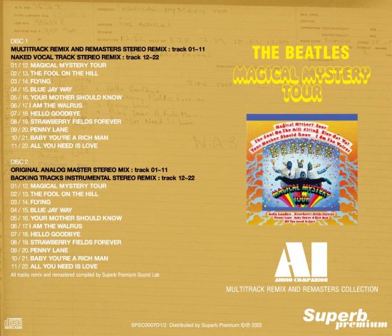 THE BEATLES / MAGICAL MYSTERY TOUR AI-AUDIO COMPANION (2CD)