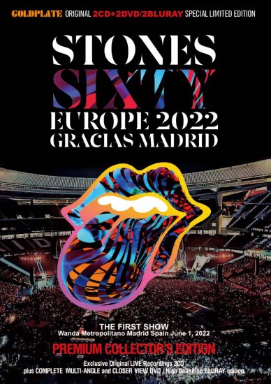ポップス+ロック(洋楽) ROLLING STONES SIXTY EUROPE TOUR 2022 ROLLING STONES: BAND MEMBER SIGNED 2022 