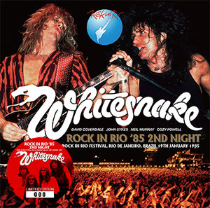 WHITESNAKE / ROCK IN RIO '85 2ND NIGHT (1CD+1DVDR)