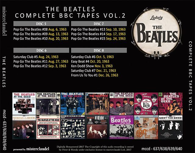 THE BEATLES / COMPLETE BBC TAPES Vol.2 【4CD+解説BOOK】