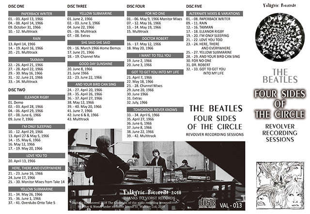 THE BEATLES / FOUR SIDES OF THE CIRCLE 【5CD】 – Music Lover Japan