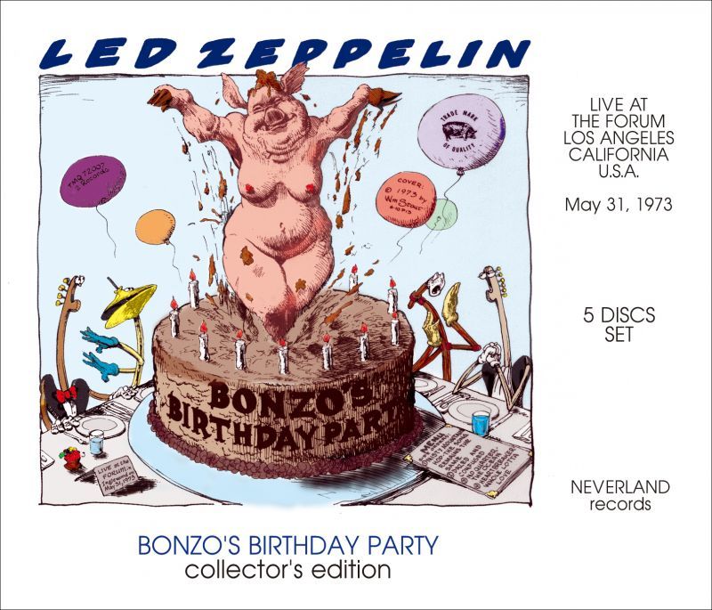 素敵な LED edition collector's PARTY BIRTHDAY BONZO'S / ZEPPELIN Western Music