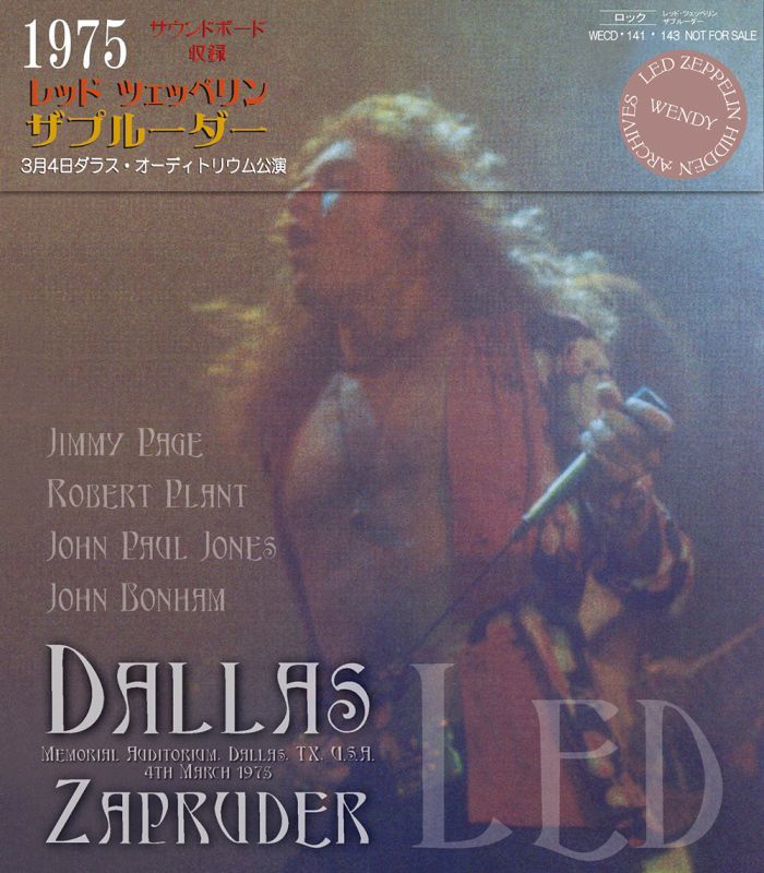 LED ZEPPELIN / ZAPRUDER 【3CD】