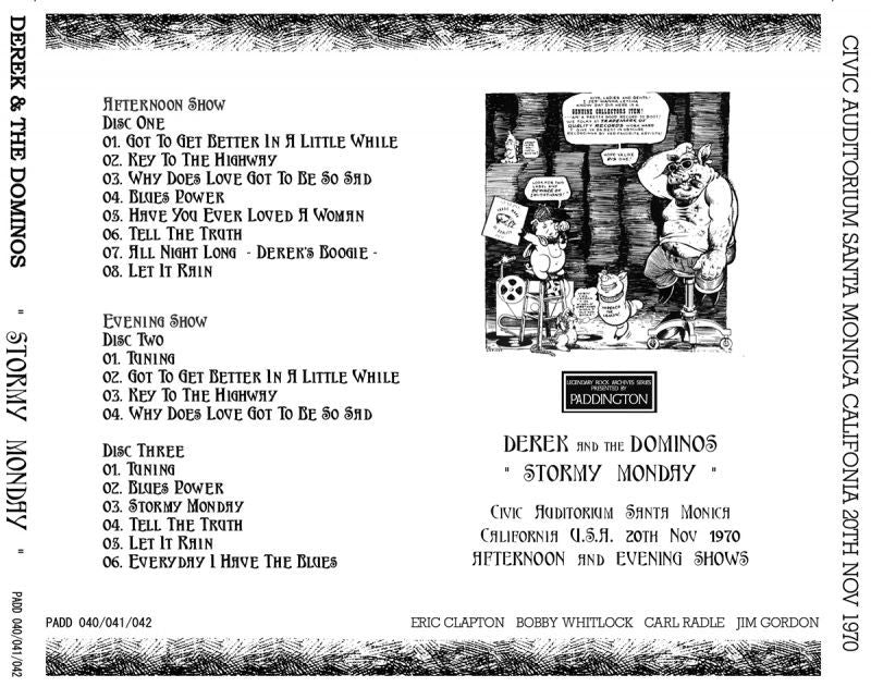 DEREK & THE DOMINOS / STORMY MONDAY 【3CD】 – Music Lover Japan