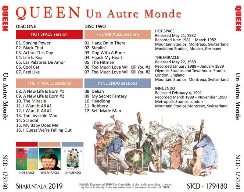 QUEEN / UN AUTRE MONDE - OUTTAKES & DEMOS - 【2CD】 – Music Lover