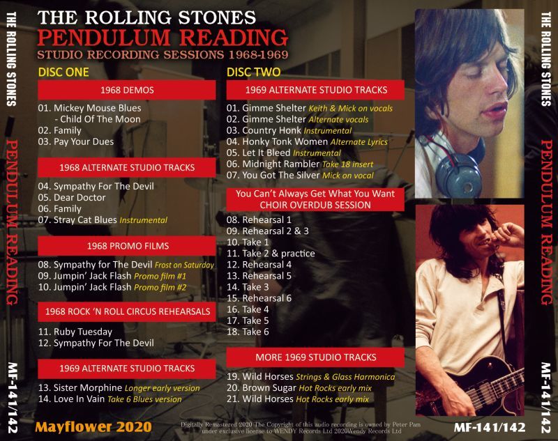 THE ROLLING STONES / PENDULUM READING 2CD