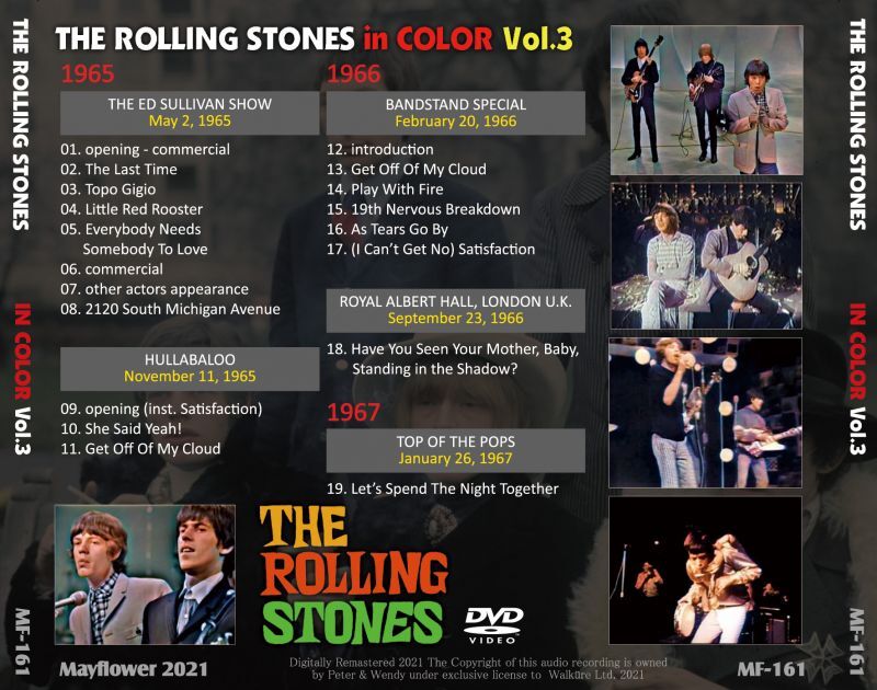 THE ROLLING STONES / STONES IN COLOR Vol.3 DVD – Music Lover Japan