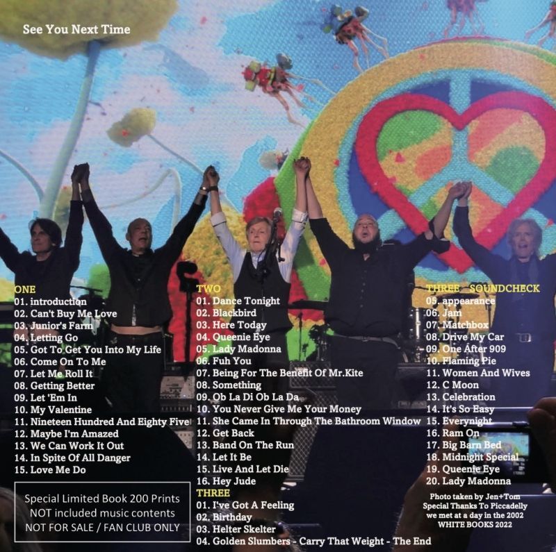 PAUL McCARTNEY / 2022 LIVE PEACE IN SEATTLE (3CD)