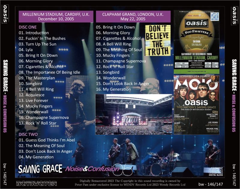 OASIS / SAVING GRACE 2005 (2CD)