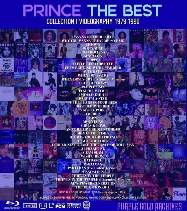 Prince First Avenue Mineapolis 1983 Promo Collection 1979-90 The Best Blu-ray set