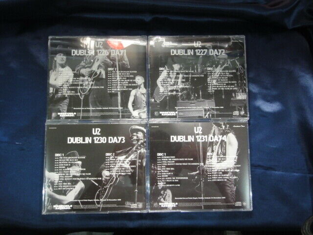 U2 Dublin LOVE COMES TO TOWN TOUR 1989 4 Titles 8CD Set Soundboard Moonchild