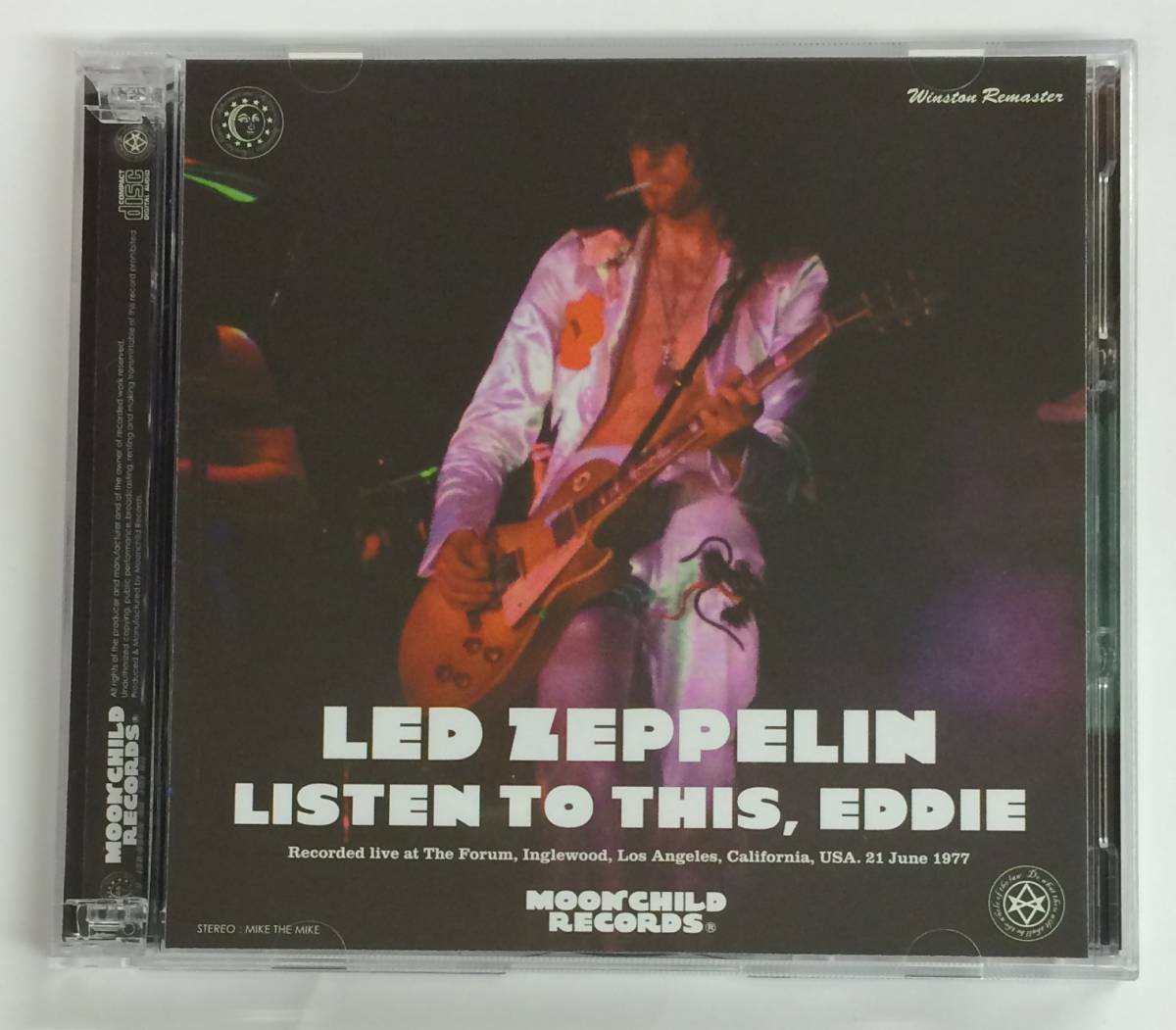 Led Zeppelin Listen To This Eddie 1977 Winston Remasters 3CD