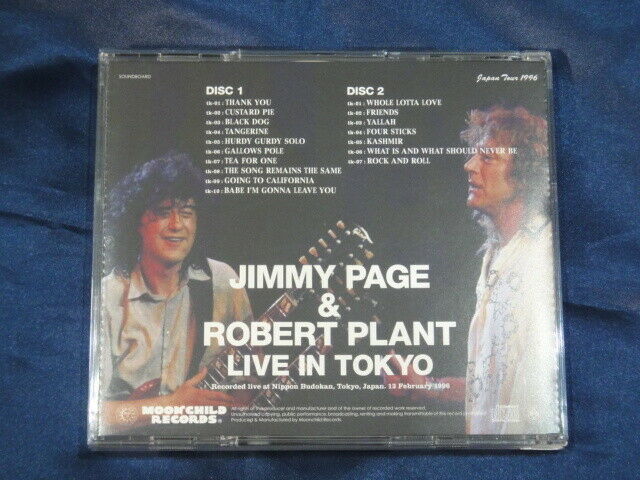 SBD！4CD！PAGE & PLANT/LIVE IN JAPAN 1996-