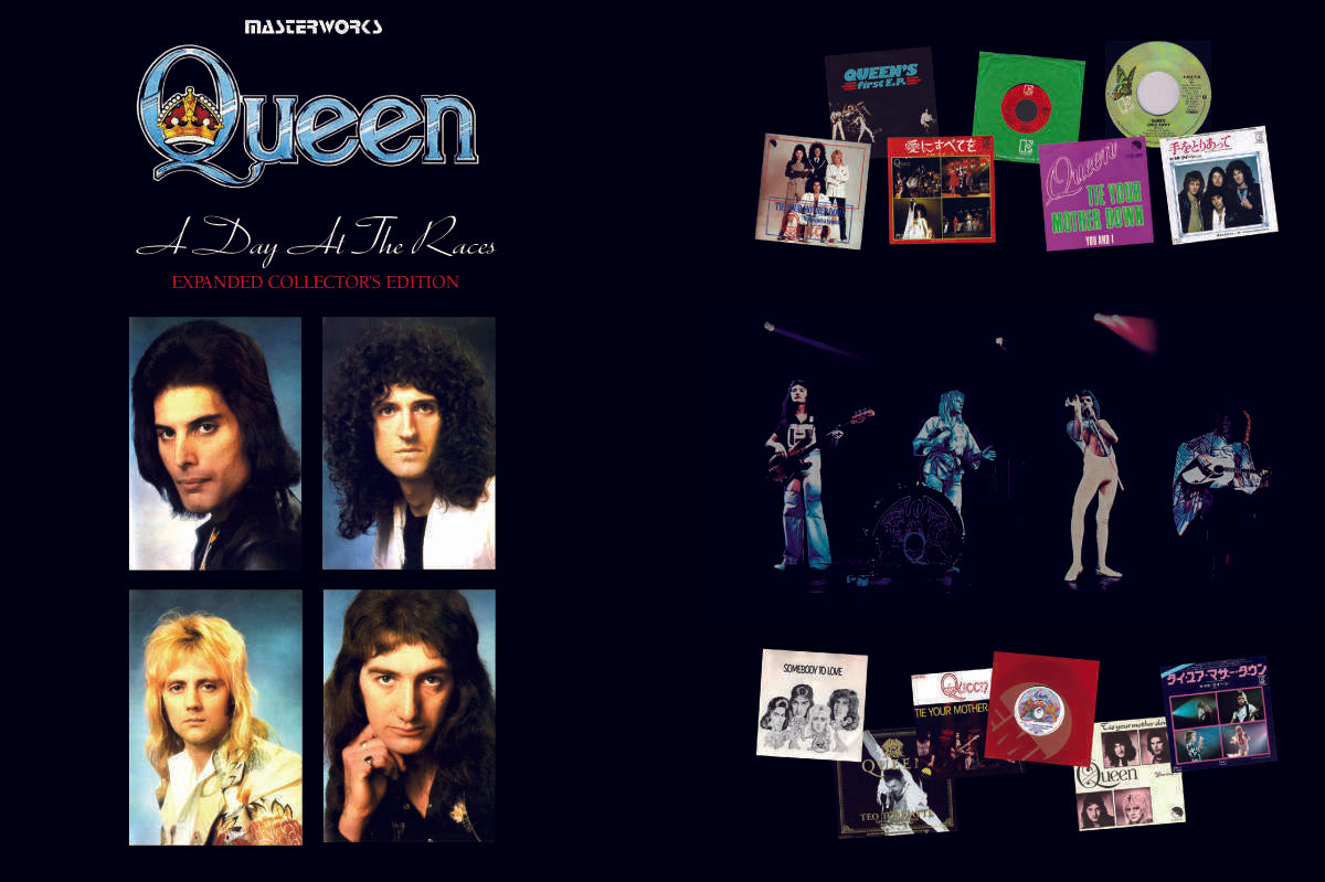 Queen A Day At The Races Expanded Collector's Edition 2 CD 1 DVD 3 Discs Set New