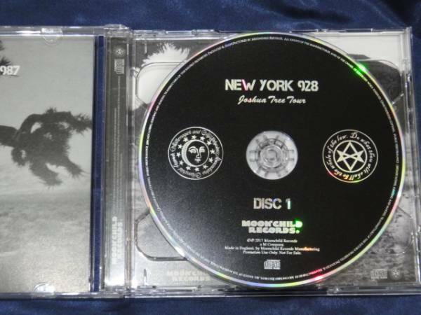 U2 New York 928 Joshua Tree Tour 1987 2CD Moonchild Records