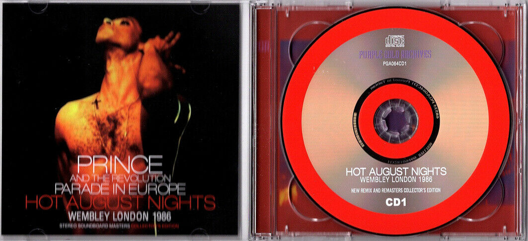 Prince And The Revolution Hot August Nights Wembley London 1986 Soundboard 2CD