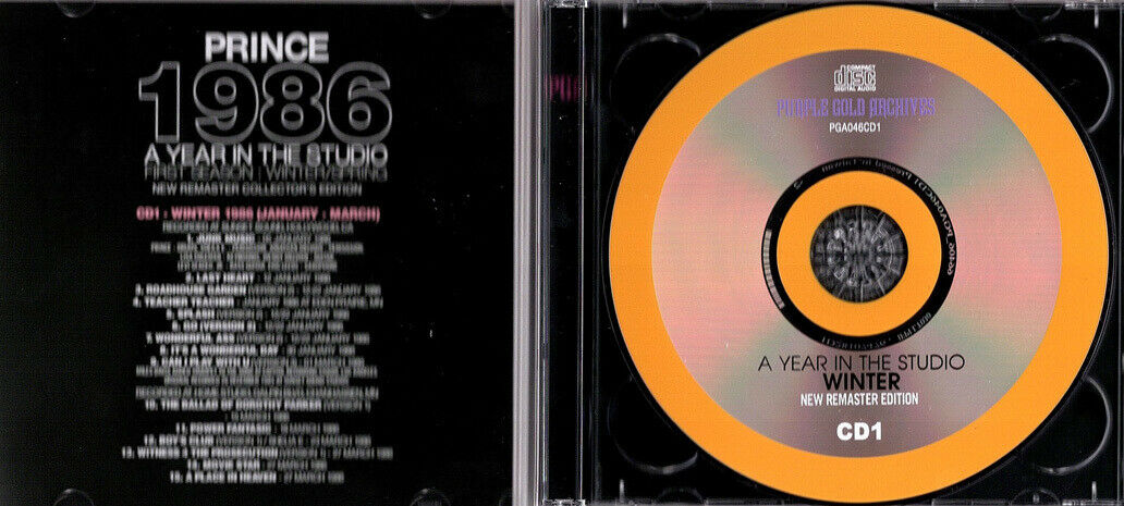 PRINCE 1986 A Year In The Studio First Season Second Season 4CD Set