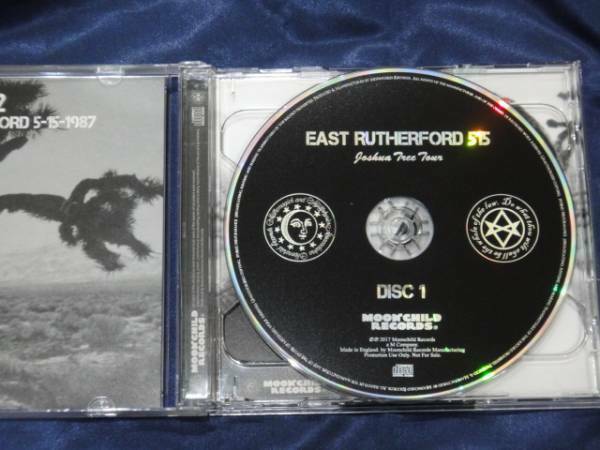 U2 East Rutherford 515 Joshua Tree Tour 1987 2CD Soundboard Moonchild Records