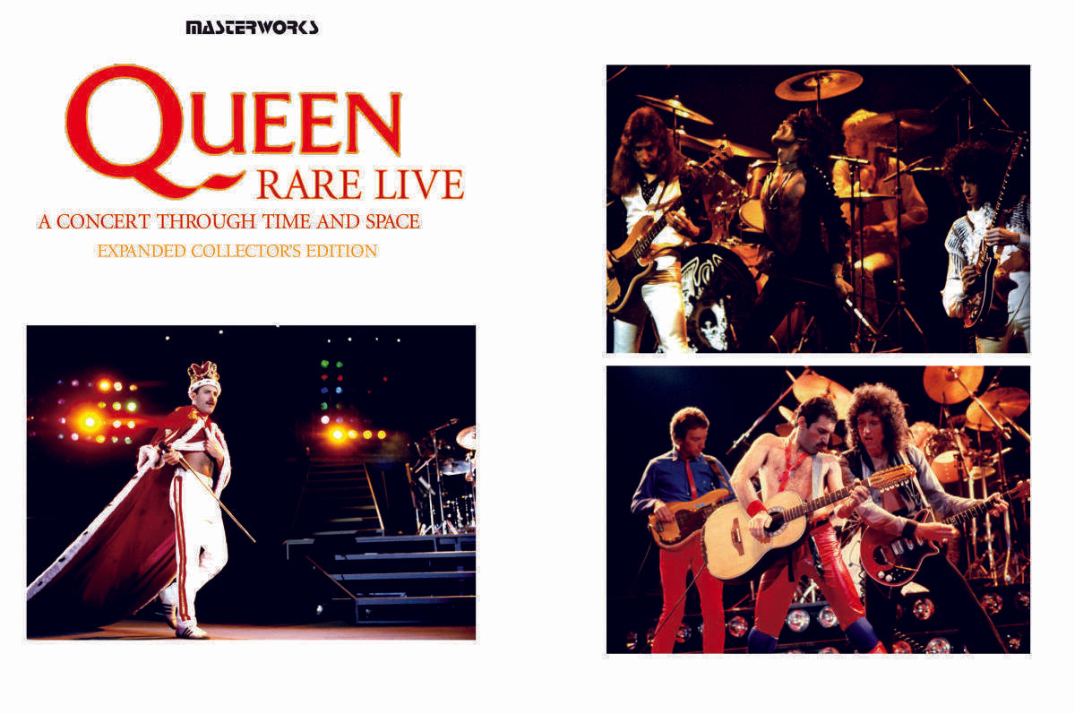 Queen A CONCERT THROUGH TIME AND SPACE RARE LIVE Expanded 