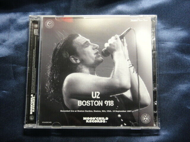 U2 Boston 918 Joshua Tree Tour 1987 2CD Moonchild Records