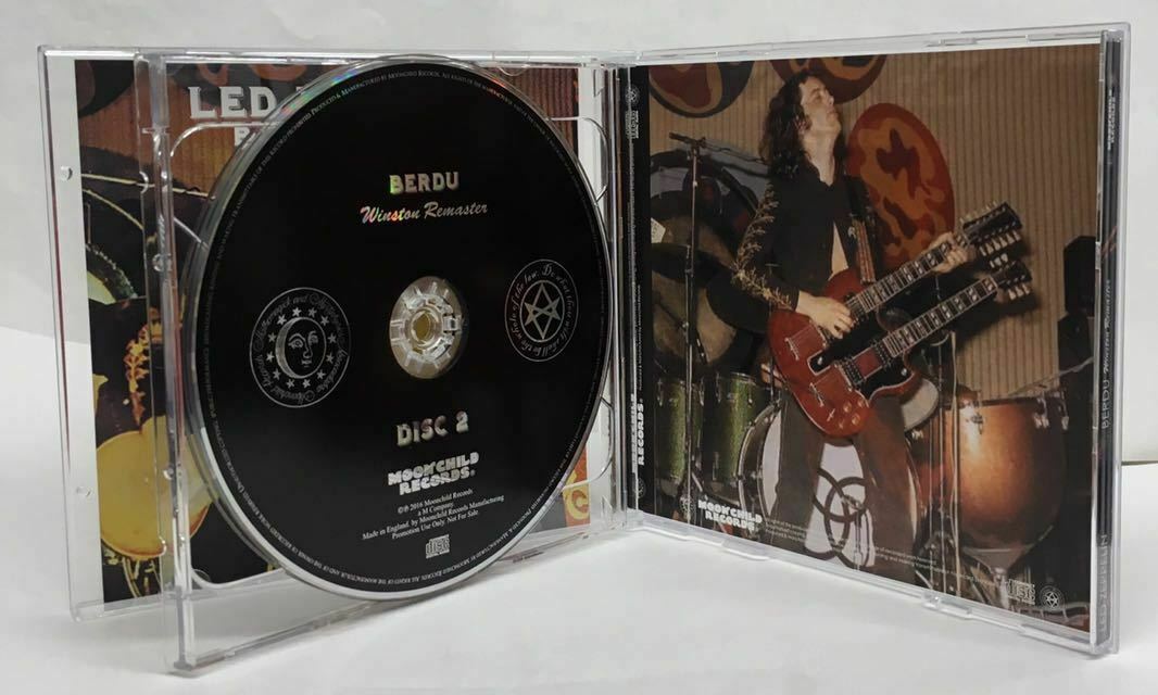 Led Zeppelin Berdu 1972 Winston Remasters 2CD Moonchild Records