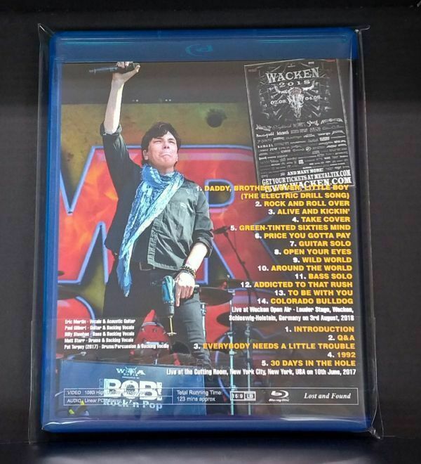 Mr. Big Wacken Open Air 2018 Blu-ray 1BDR
