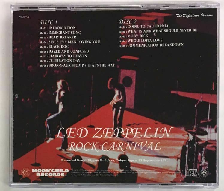 Led Zeppelin Rock Carnival 1971 The Definitive Version 2CD