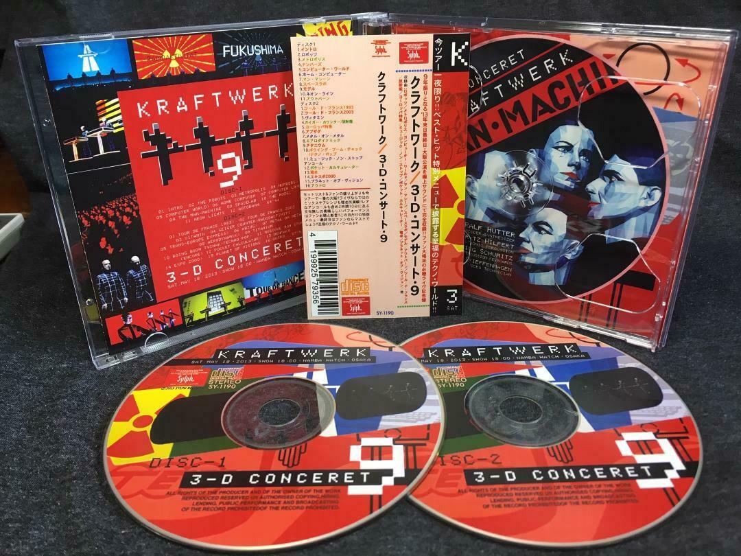 Kraftwerk 3-D Concert 9 2013 Namba Hatch CD 2 Discs 28 Tracks