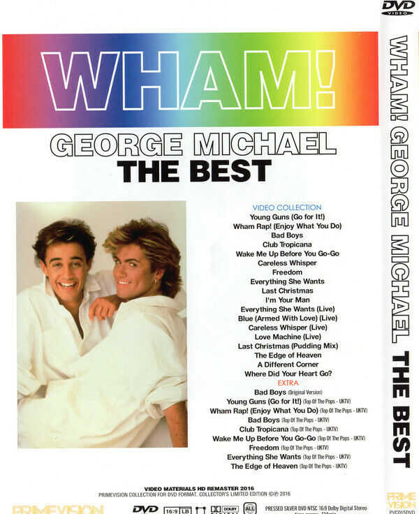 Wham! George Michael The Best Collectors Limited Edition Silver DVD 26 Tracks