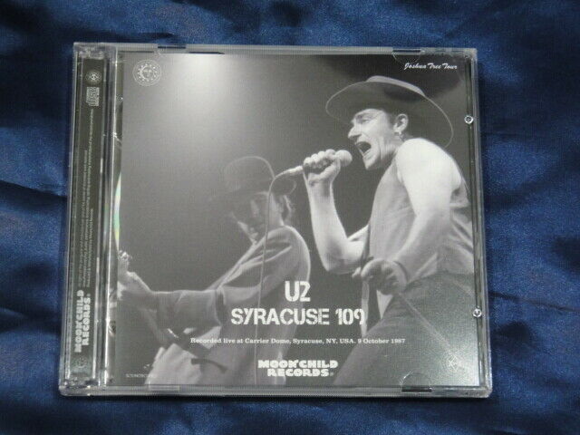 U2 Syracuse 109 Joshua Tree Tour 1987 2CD Soundboard Moonchild Records