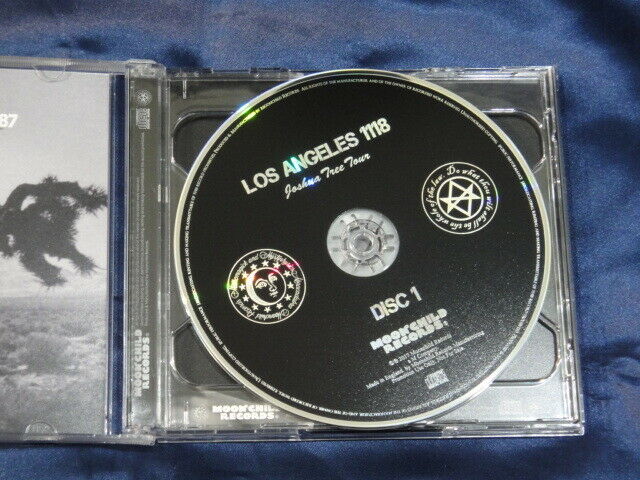 U2 Los Angeles 1118 Joshua Tree Tour 1987 2CD Moonchild Records