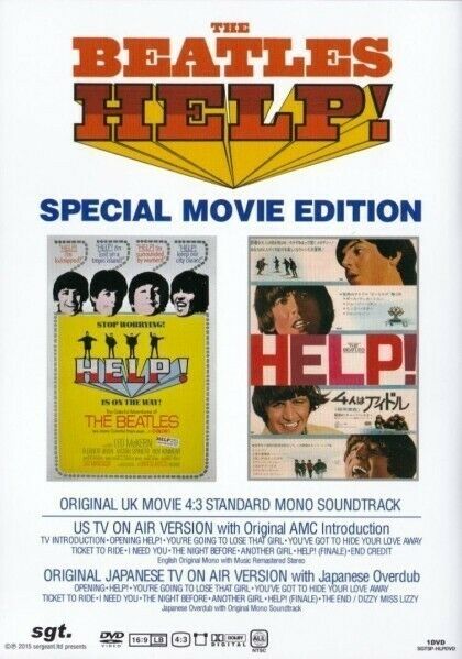 The Beatles Help Special Movie Edition DVD 1 Disc Collector s