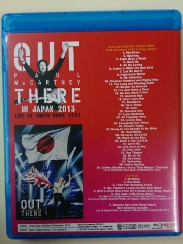 Paul McCartney Out There In Japan Tour 2013 Blu-ray 1 Disc Music Rock –  Music Lover Japan