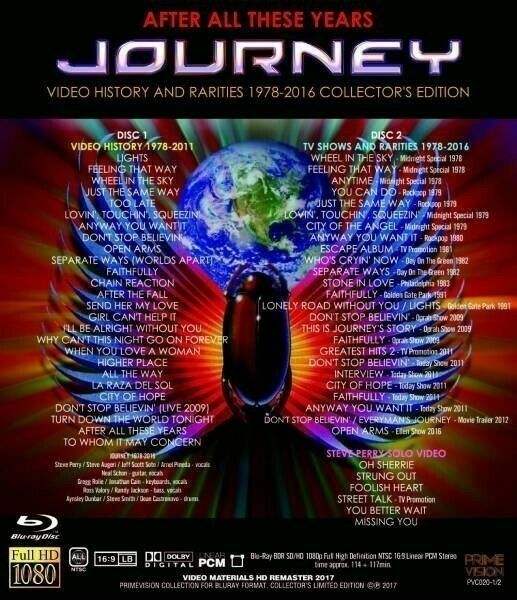 Journey / Japan After All These Years & Escape Tour in Japan 1981 Blu-ray 2 Set 3BDR