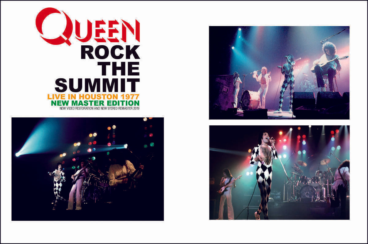 Queen Rock The Summit Live In Houston 1977 New Master 2020 Edition 2CD 1DVD Set
