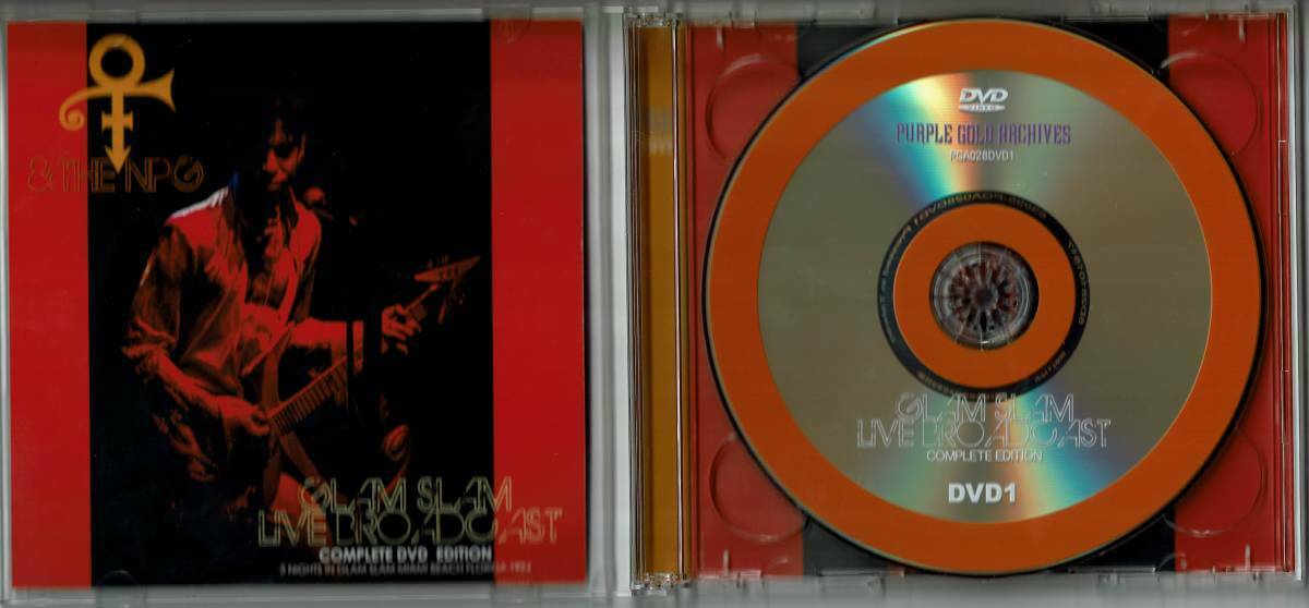 Prince & The NPG Glam Slam Live Broadcast 1994 Miami Beach Florida 2 DVD