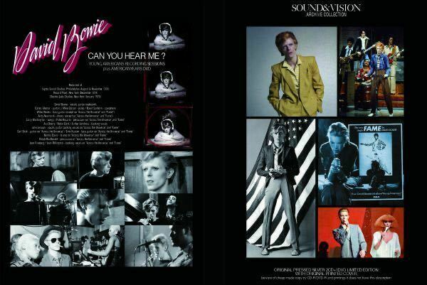 David Bowie Can You Hear Me? 1974-1975 2CD 1DVD Set 37 Tracks