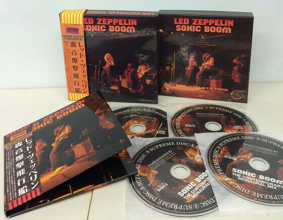Led Zeppelin Sonic Boom CD 4 Discs 22 Tracks Empress Valley Hard 
