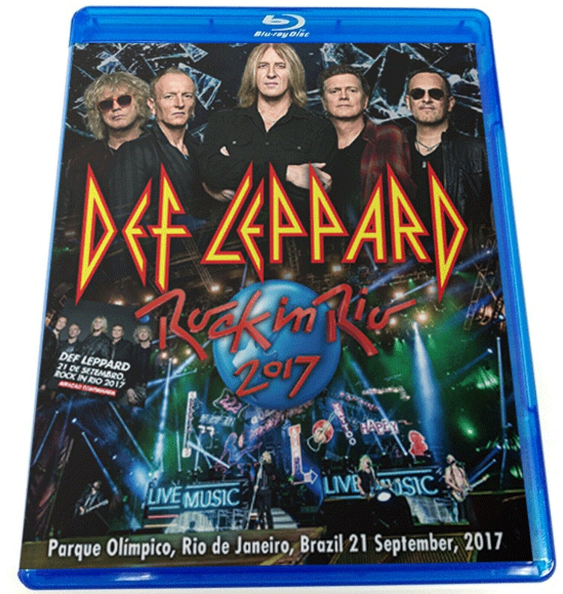 Def Leppard Rock In Rio Brasil 2017 21st September Blu-ray 1 Discs