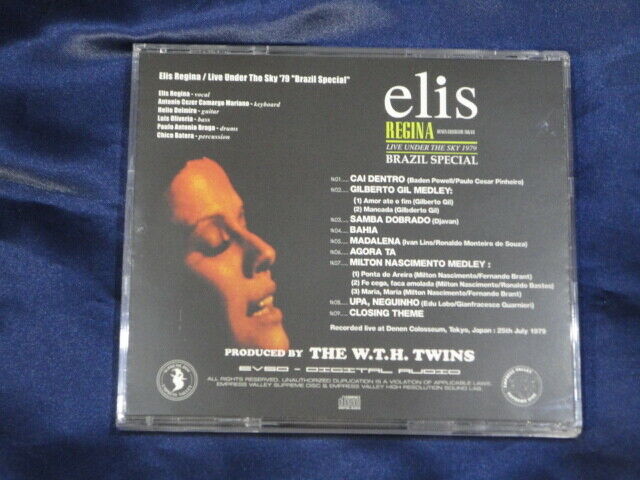 Elis Regina Live Under The Sky '79 Brazil Special 1CD 9 Tracks