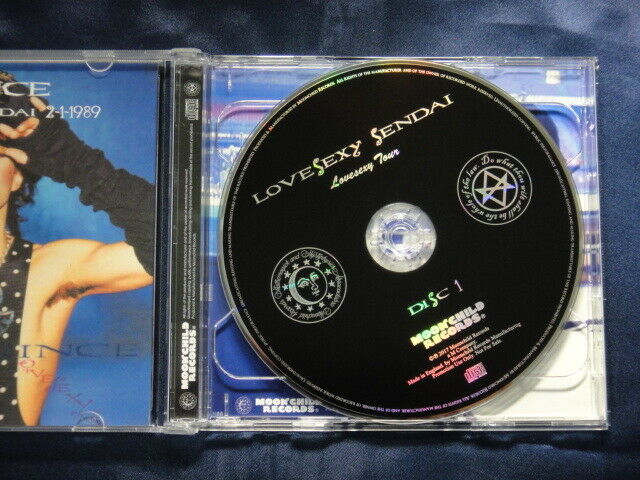 Prince Lovesexy Sendai 1989 2CD 33 Tracks Moonchild Records – Music Lover  Japan