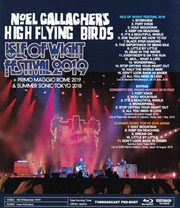 Noel Gallagher's High Flying Birds Isle Of Wight Festival 2019 Blu 