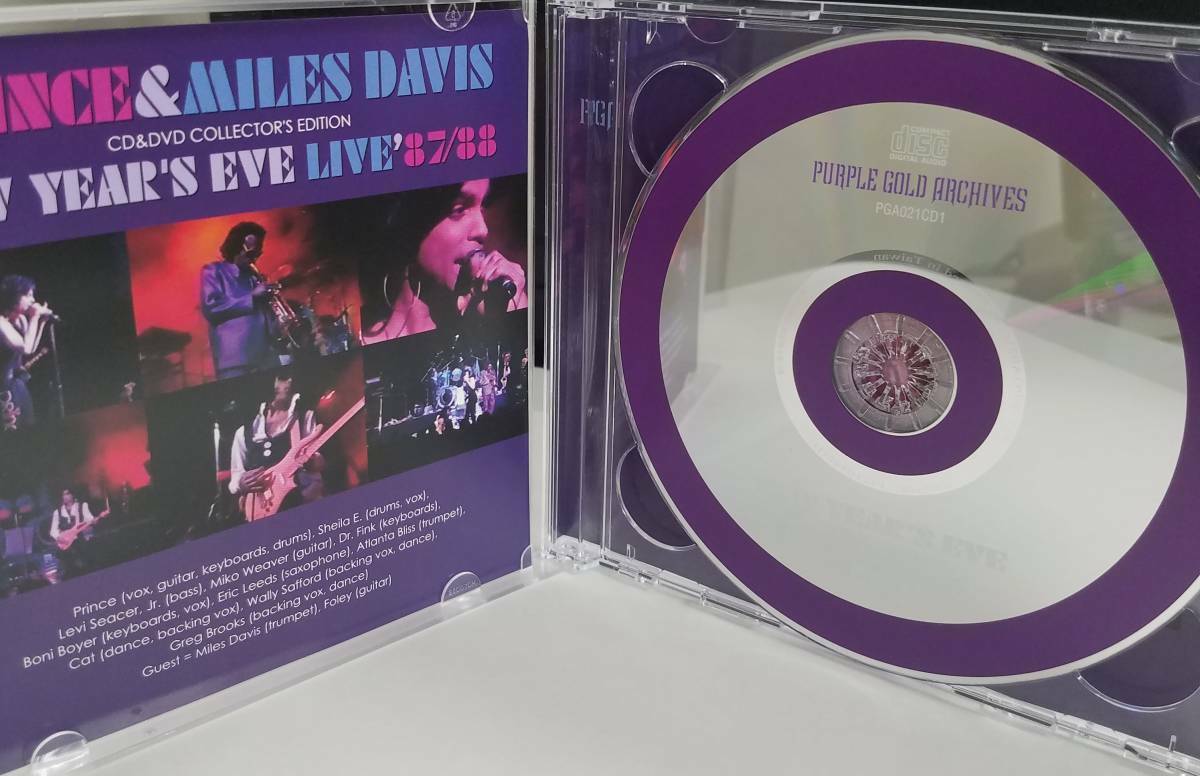 PRINCE & MILES DAVIS New Year's Eve Live '87/88 CD DVD Collector's 