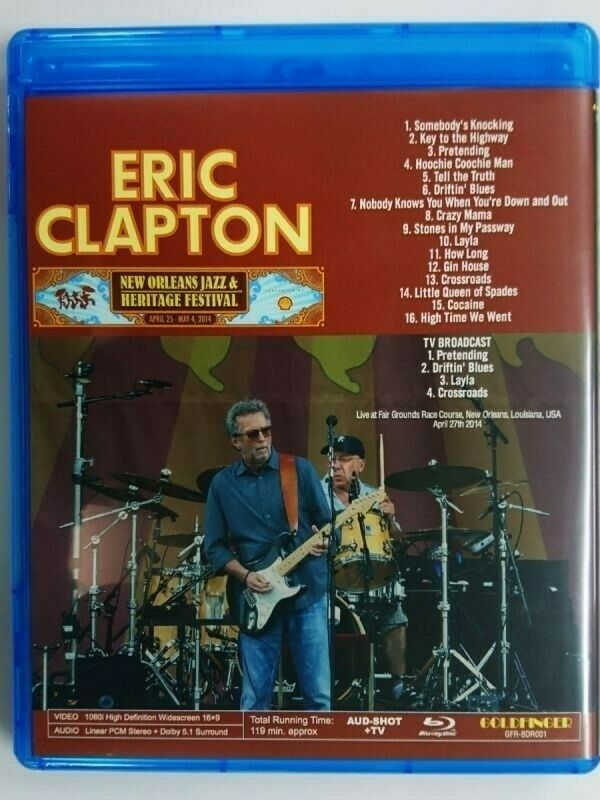 Eric Clapton New Orleans Jazz & Heritage Festival 2014 Blu-ray 1