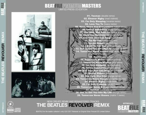 The Beatles Revolver Remix Beat File Premium Masters Limited Edition CD