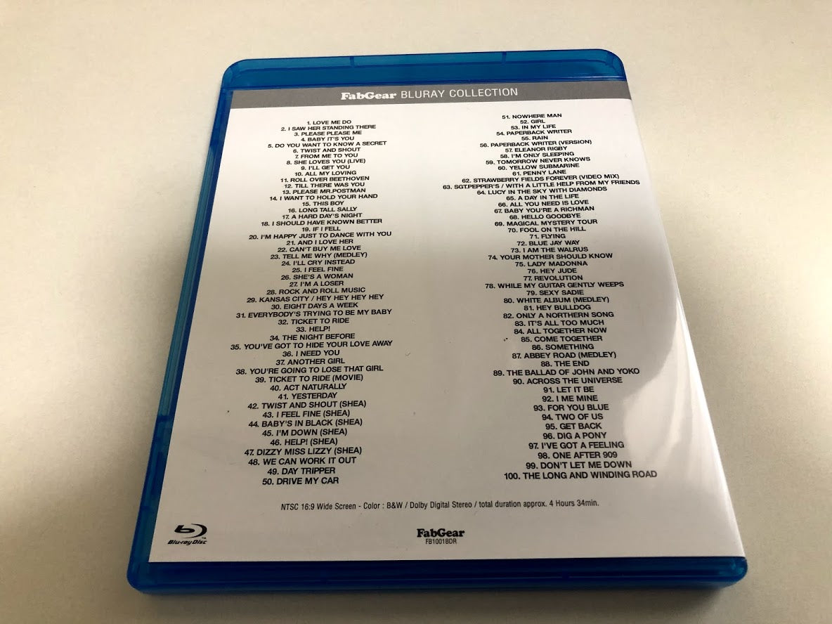 The Beatles Spanning The Years 1962-1970 Greatest 100 Blu-ray 1BDR
