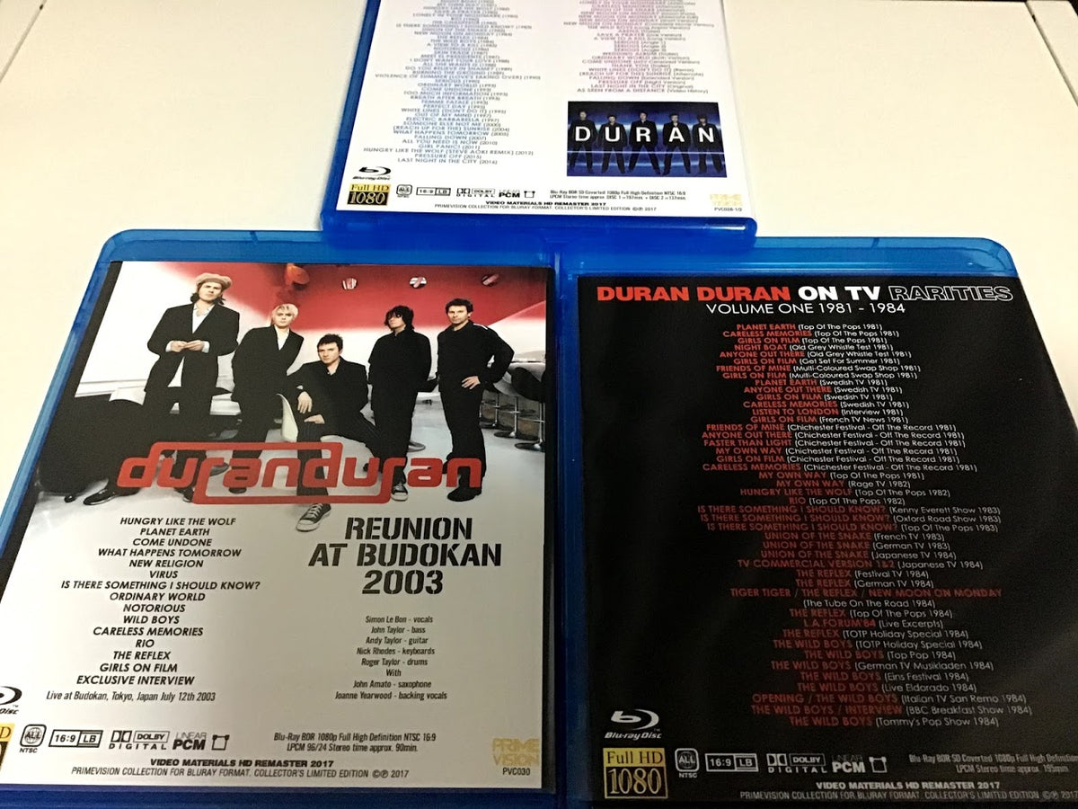 Duran Duran Budokan 2003 ON TV Rarities 1981-1984 2016 Blu-ray 3